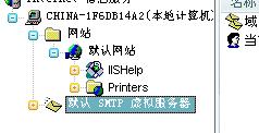 為什么我的Internet信息服務(wù)(IIS)中只有網(wǎng)站和默認(rèn)虛擬目錄？